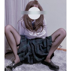 火爆推特网红小青茗，诱惑黑丝JK学妹，限时免费下载百度盘！