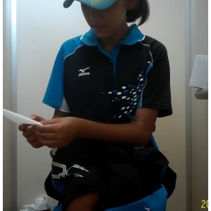 体育训练馆网球暑假拍摄学妹大姨妈