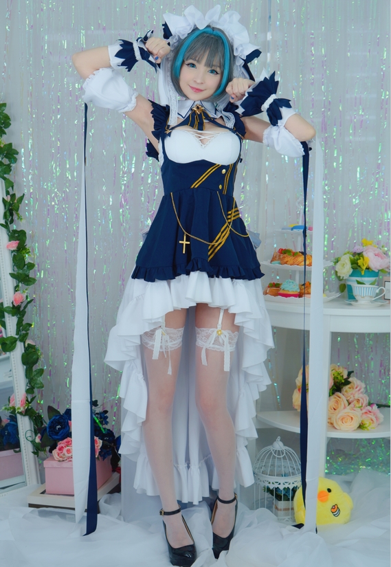 碧蓝航线柴郡三次元魔法少女放飞自我嘴艺打奶炮30P1V1.1GB百度盘