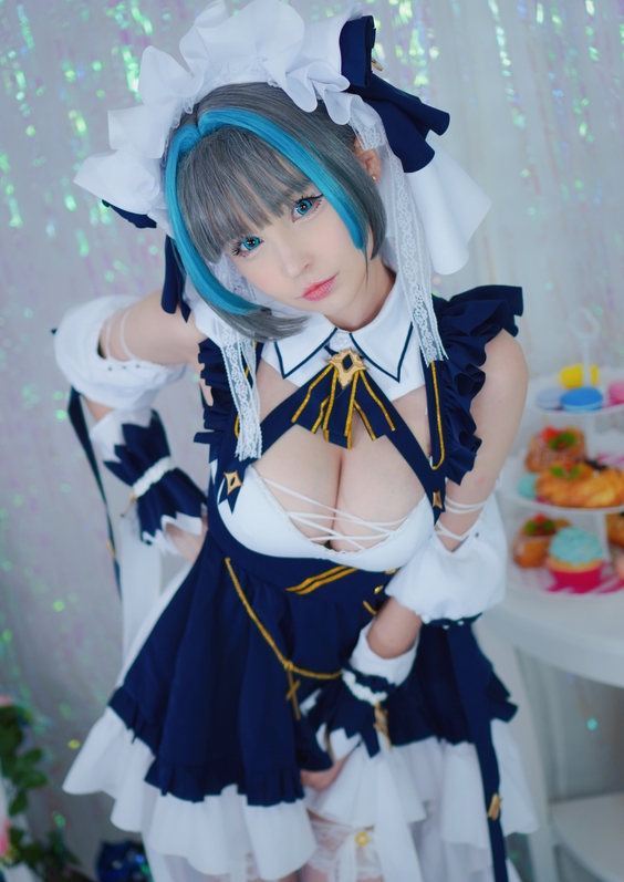 碧蓝航线柴郡三次元魔法少女放飞自我嘴艺打奶炮30P1V1.1GB百度盘