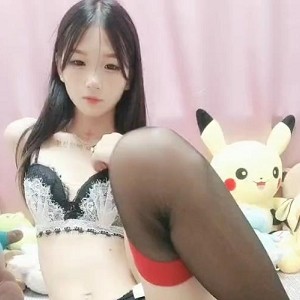 绝色美女Carti模特755M身材展示半筒黑丝手指舞互动