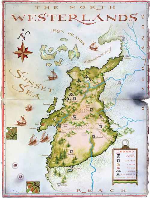 冰与火之歌全集冰与火之歌1-5部冰与火之歌3部前传高清地图