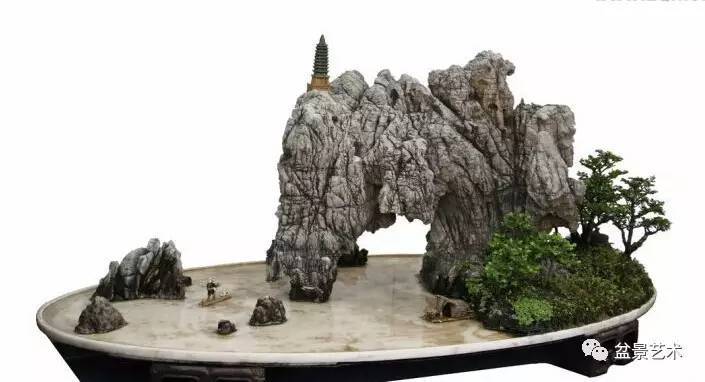 山水盆景制作图解