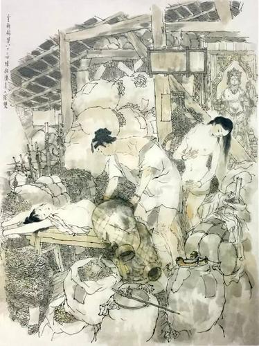 全本金瓶梅绘画