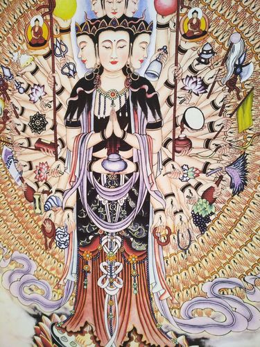 擦图珍藏本：图文千手观音