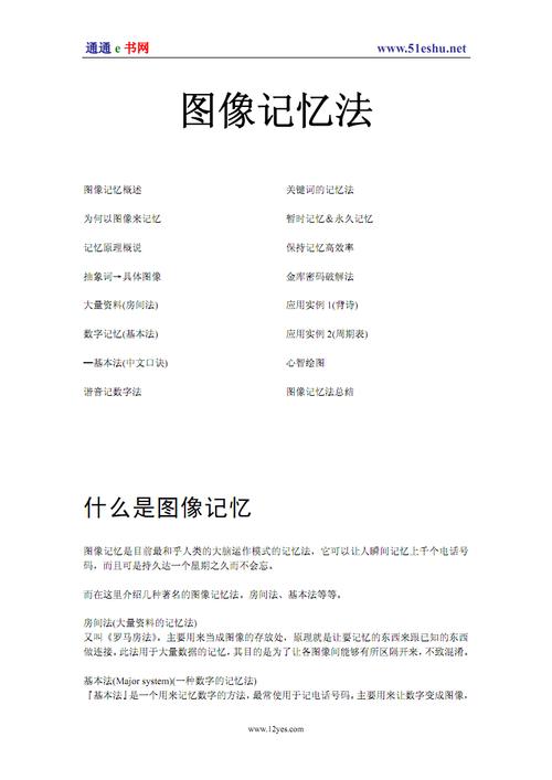 学会超级记忆法