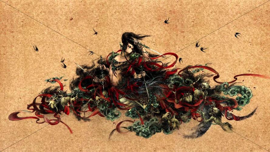 传承经典古籍:百鬼夜行图卷高清扫描