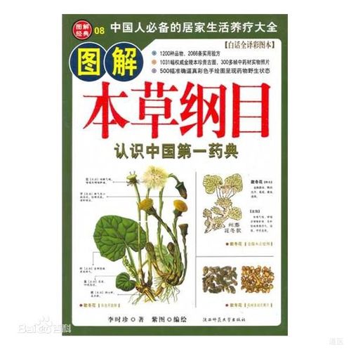 图解本草纲目：经典中国药典的图解版，适合收藏和分享