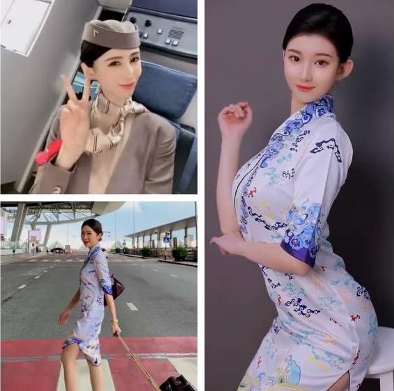 限量发售稀缺航空空姐服装，真实反差颜值身材，60V电池，1.1G超大容量！