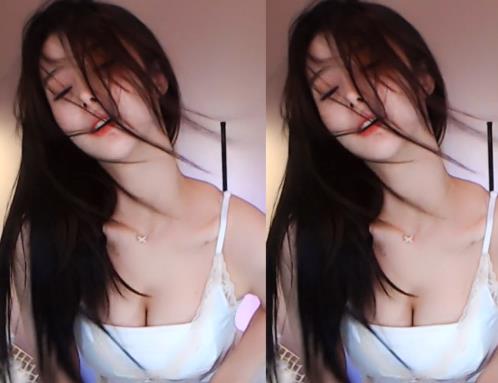 斗鱼女主播Chance喵的诱惑表情舞-女仆黑丝服装搭配加特林机枪的顶胯舞