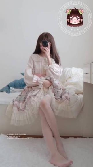 黑丝长腿仙仙桃Lolita新穿法
