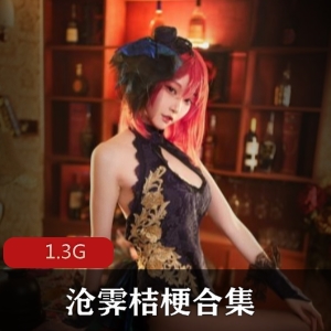 微博沧霁桔梗cosplay合集1.3G黑丝女神